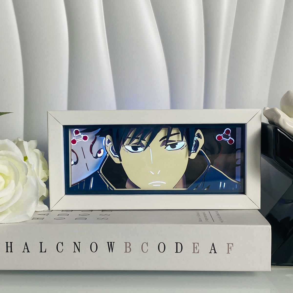 Anime Shadow Box LED Light – 3D Paper Carving USB Table Lamp