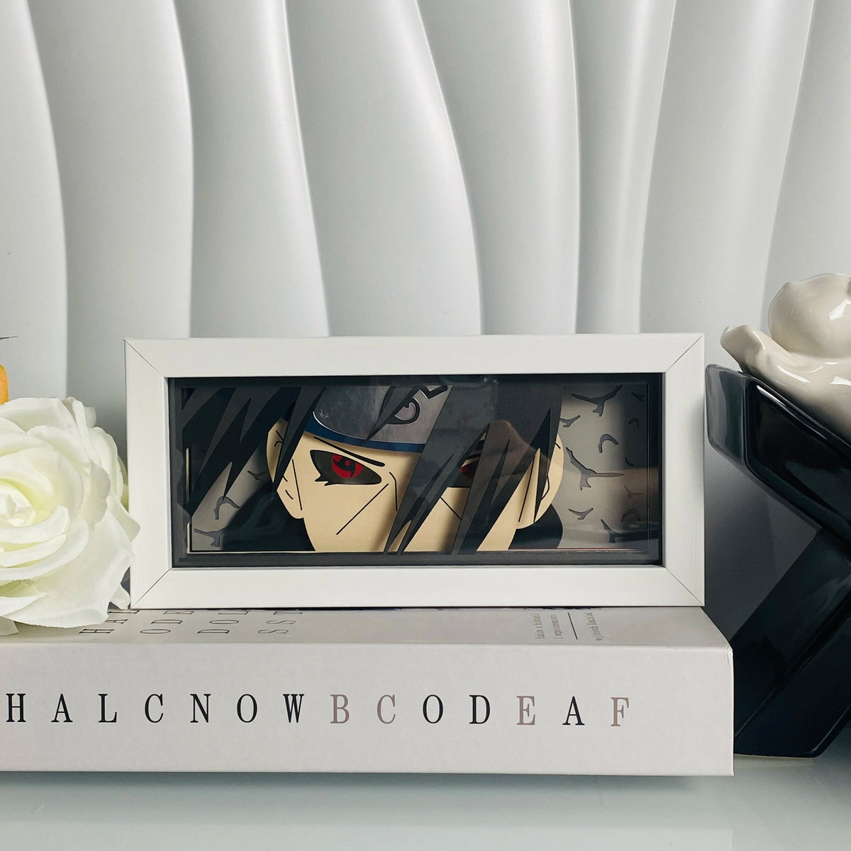 Anime Shadow Box LED Light – 3D Paper Carving USB Table Lamp