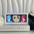Anime Shadow Box LED Light – 3D Paper Carving USB Table Lamp