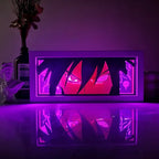 Naruto 3D Paper Carving LED Light Box Lamp