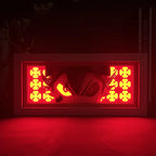 Black Clover Asta Paper Carving LED Lamp – 3D Night Light