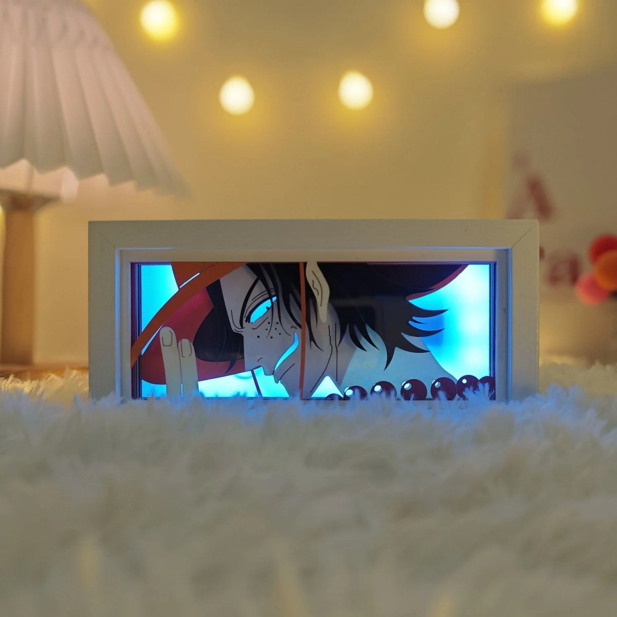 One Piece Paper Carving LED Lamp – Zoro, Luffy & Chopper Night Light