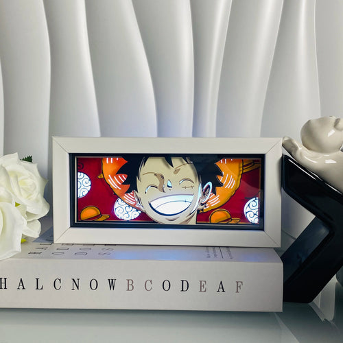 Anime Shadow Box LED Light – 3D Paper Carving USB Table Lamp
