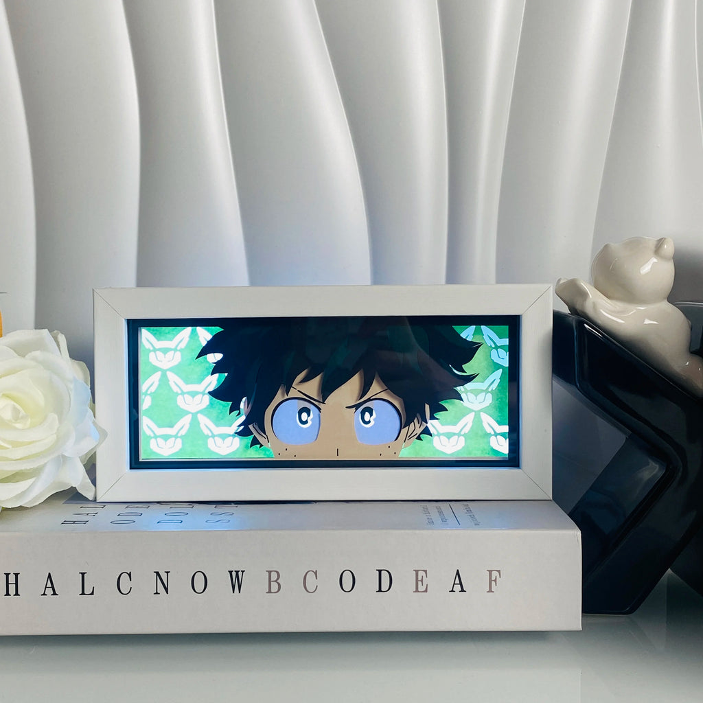 Anime Shadow Box LED Light – 3D Paper Carving USB Table Lamp