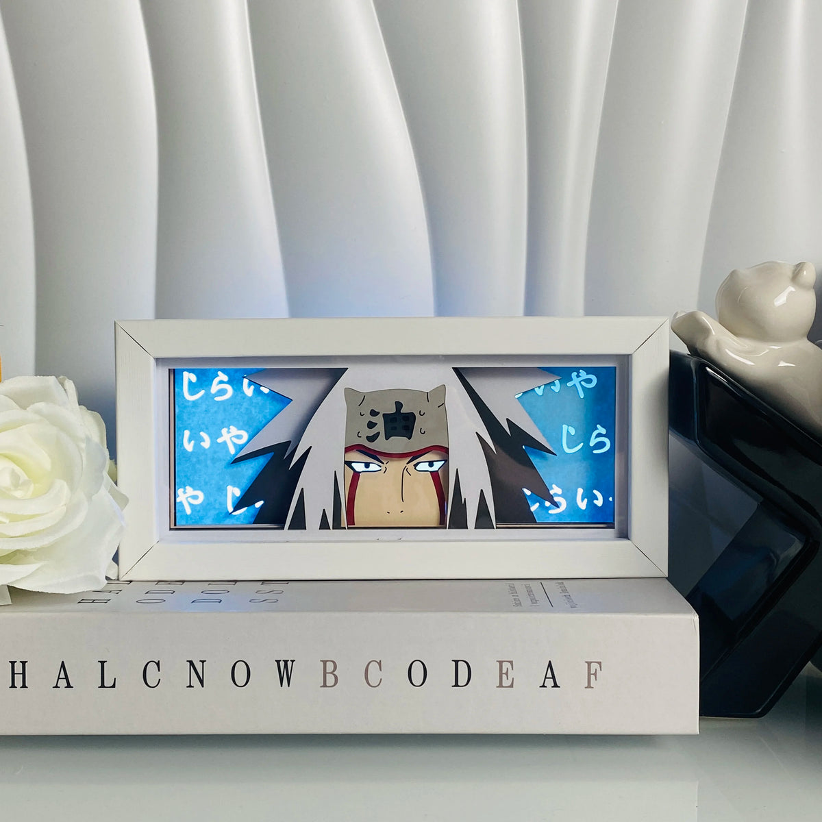 Anime Shadow Box LED Light – 3D Paper Carving USB Table Lamp