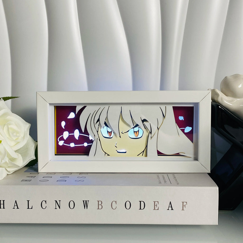 Anime Shadow Box LED Light – 3D Paper Carving USB Table Lamp