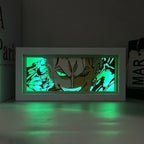 One Piece Paper Carving LED Lamp – Zoro, Luffy & Chopper Night Light