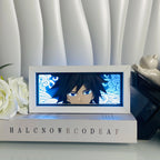 Anime Shadow Box LED Light – 3D Paper Carving USB Table Lamp