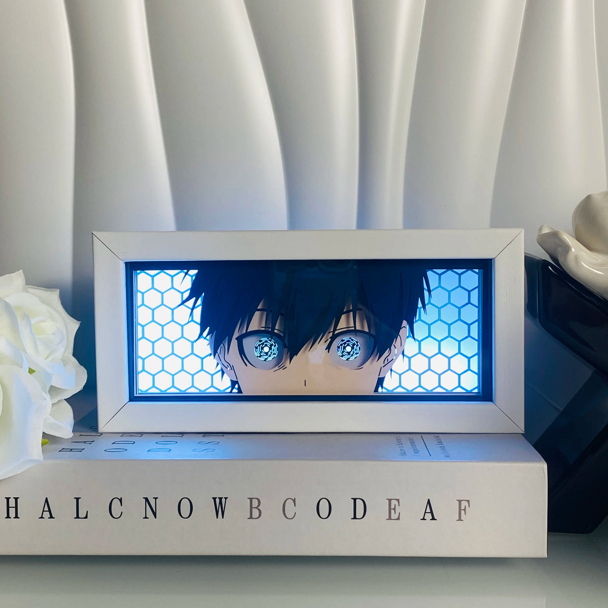 Anime Shadow Box LED Light – 3D Paper Carving USB Table Lamp